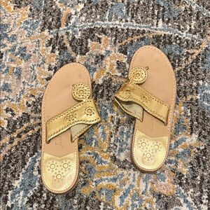 Jack Rogers Women's Metallic Gold Sandals